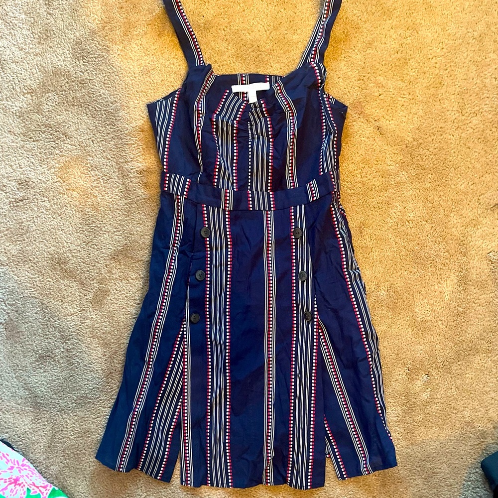Womens sleeveless nautical stripe dress size 6